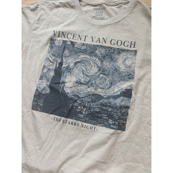 Vincent Van Gogh Starry Night Graphic T-Shirt‎ Art Painting Tee - Picture 3 of 4